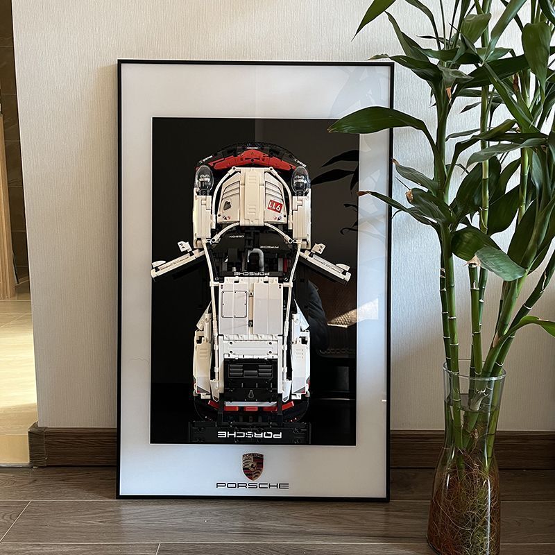 Modern Decorative Wall Art for the Entrance and Living Room, Wall-Mounted Lego Display Rack, Wall-Mounted Lego Car, Sofa Background Wall Art Modern Decorative Wall Art for the Entrance and Living Room, Wall-Mounted Lego Display Rack, Wall-Mounted Lego Car, Sofa Background Wall Art
