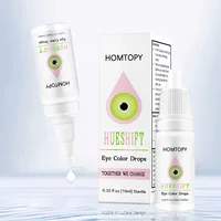 Красочные глазные капли HOMTOPY для трансграничного применения снимают усталость и сухость глаз, увлажняют глаза и капли для глаз с расплывчатым зрением.