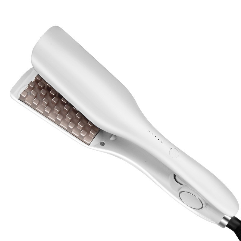 亚马逊热卖蓬松玉米须夹板5档调温懒人波浪卷发器女垫发根烫发器