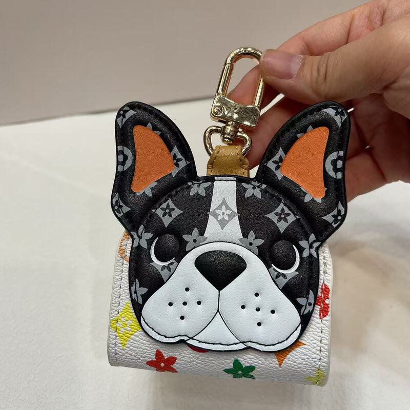 mini老花柴犬小狗托腮小熊airpods耳机包挂饰 口红钥匙扣包包挂件|undefined