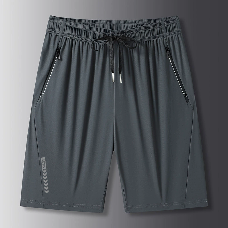 Шорты Мужские летние баскетбольные спортивные укороченные брюки свободная повседневная мода дикие брюки тренда эластичные прямые брюки