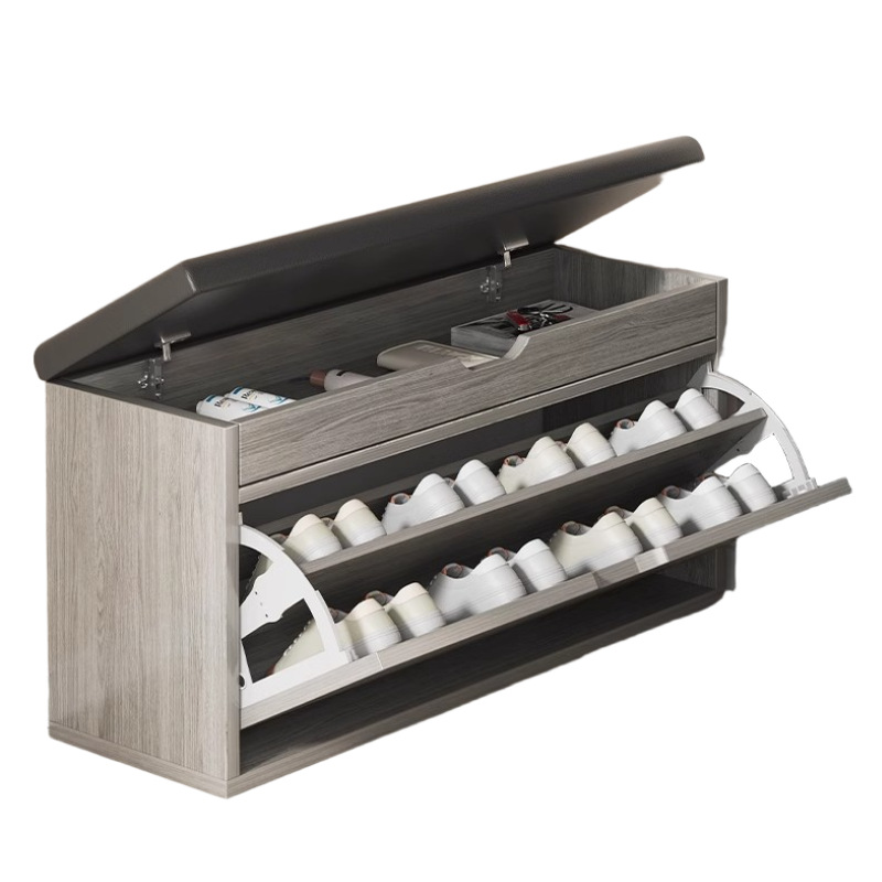 Taburete de cambio de zapatos en la puerta de entrada doméstica Taburete de vestir Taburete