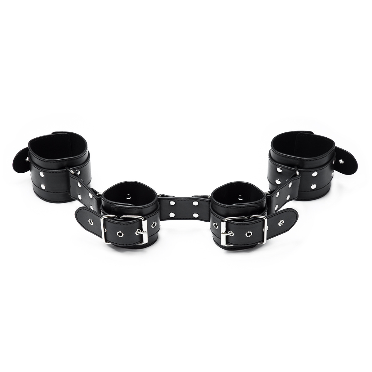 Venta al por mayor juguetes sexuales juguetes adultos esposas de cuero de cadera esposas de tobillo brazalete vinculante cinturón de cuero vinculante Juguetes