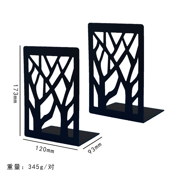 Libro de metal con forma hueca, estante de almacenamiento de libros para estudiantes creativos, libro de oficina de escritorio, personalización al por mayor de soportes para libros