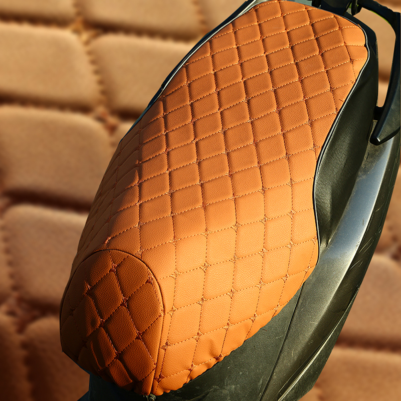 Suitable for Haojue Vf125/Vh125/Vf100/Yuzuan Motorcycle Waterproof Seat Cover Thickeneded Leather Sun Protection Seat Cover