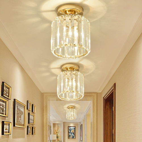 Light Luxury Crystal Aisle Ceiling Light—Simple & Modern, Perfect for Corridors, Foyers, and Balconies—Stylish & Unique—2024 New Arrival