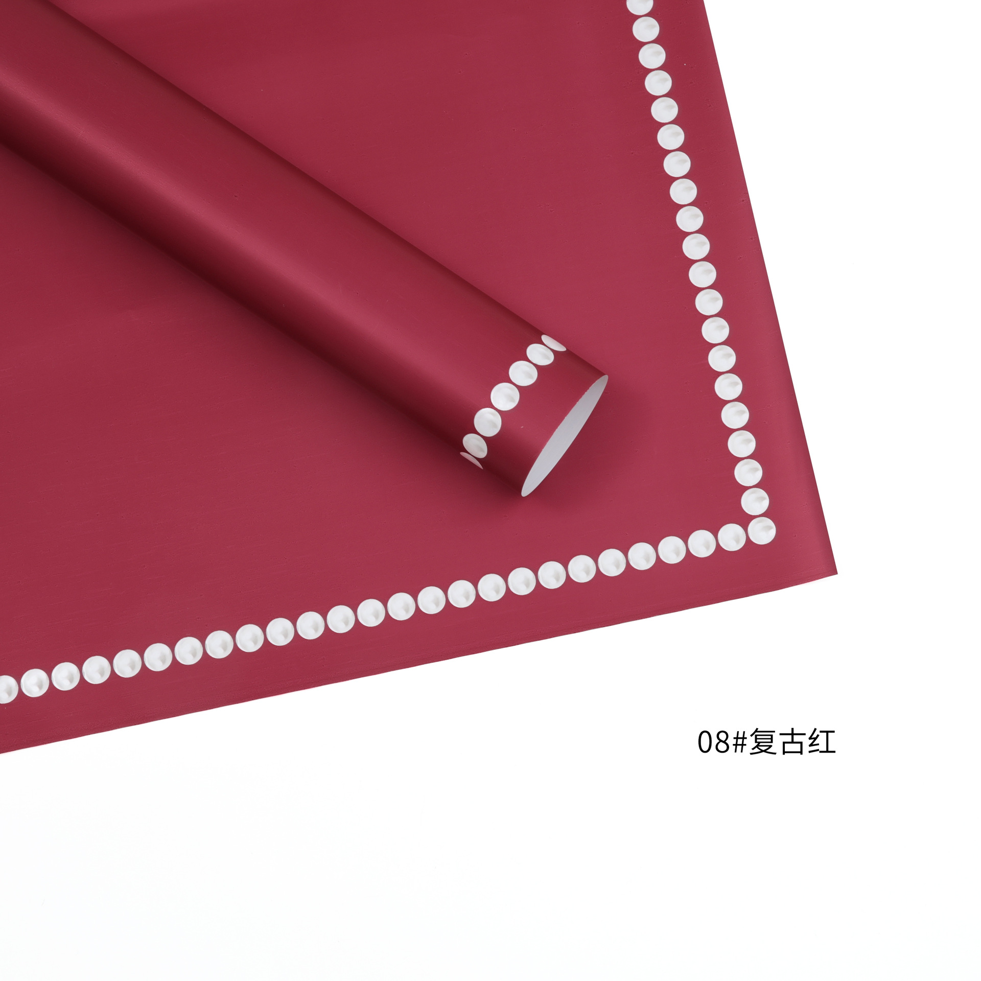 레트로 레드; 58*58CM