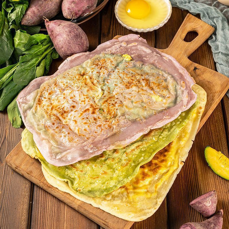 시금치 + 자색고구마 + 호박 (30개) 종이봉투와 오일브러시 포함