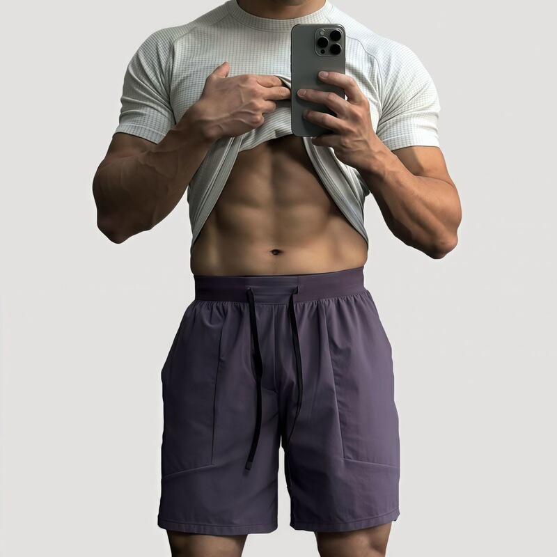 Lul Men's Shorts Sports Shorts Summer Fitness Running Quick-Drying Loose Shorts Lm7Bhns