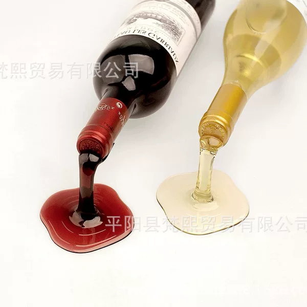 Spilled Wine Bottle Holder overflowing Wine Bottle rack display cabinet Wine tray Wine rack support hanging rack