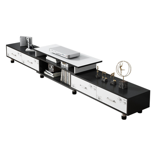 TV cabinet light luxury small apartment retractable simple floor-standing TV cabinet simple modern living room home bedroom floor cabinet