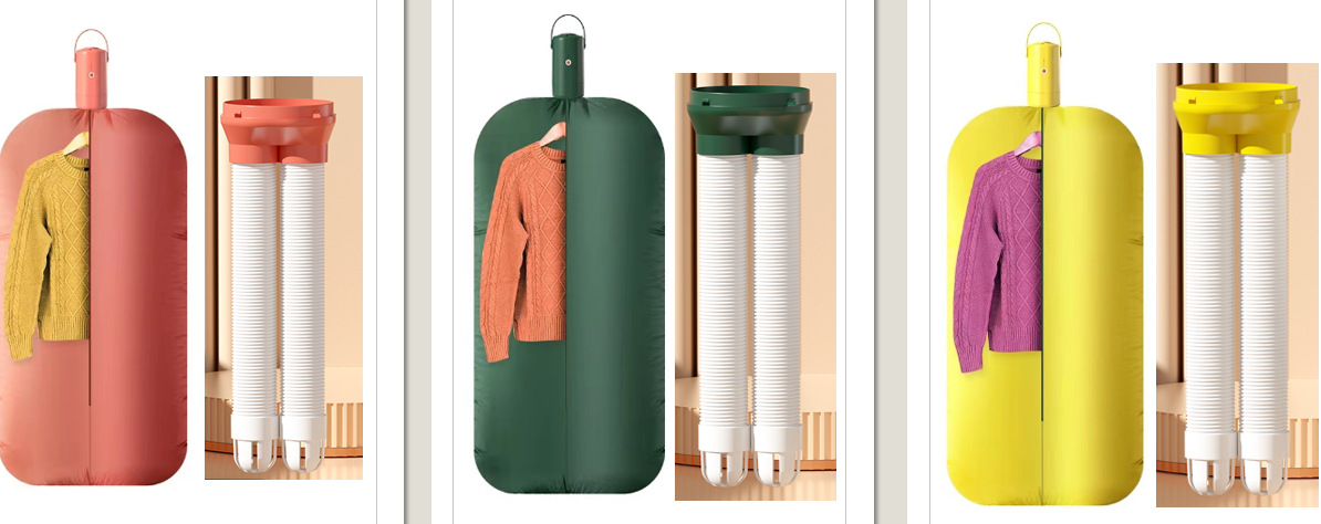 건조기 + 건조 튜브 + 세트 가방 핑크