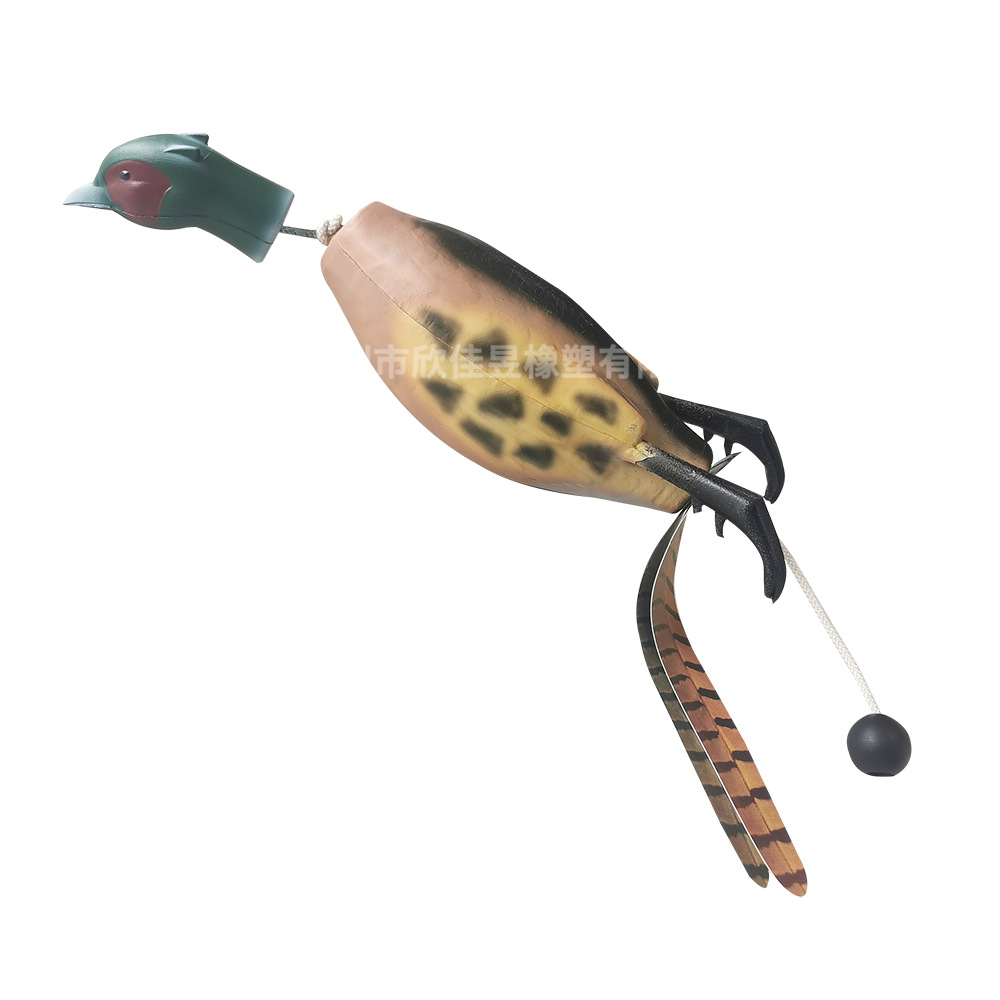 Fábrica de molde de espuma de inyección de EVA PET pato mordedura resistente cebo perro de juguete falso pato entrenador al por mayor