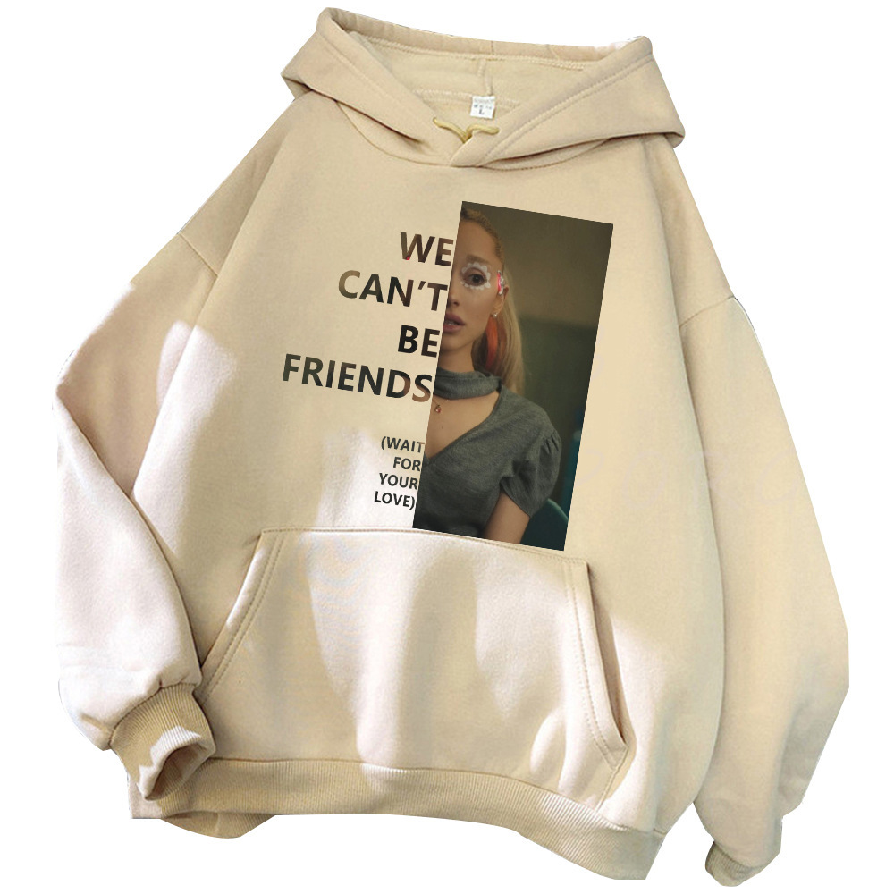 Ariana Grande Wait For Your Love Hoodie Man Woman Harajuku L