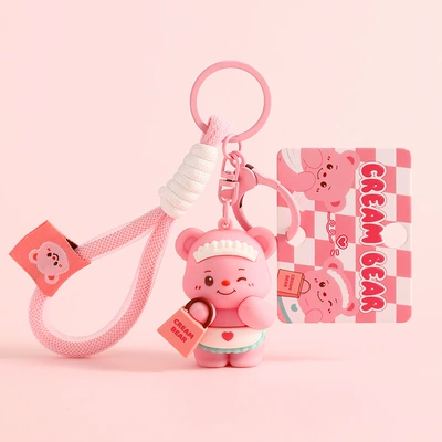 Electric vehicle key cover shell Holder 2025 New Nxt/Nplay/N1S/Mt/N - butter-bear-keychain-pink-handbag