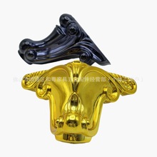 欧式高质量环保材料雕花金色雕花ABS塑料沙发脚