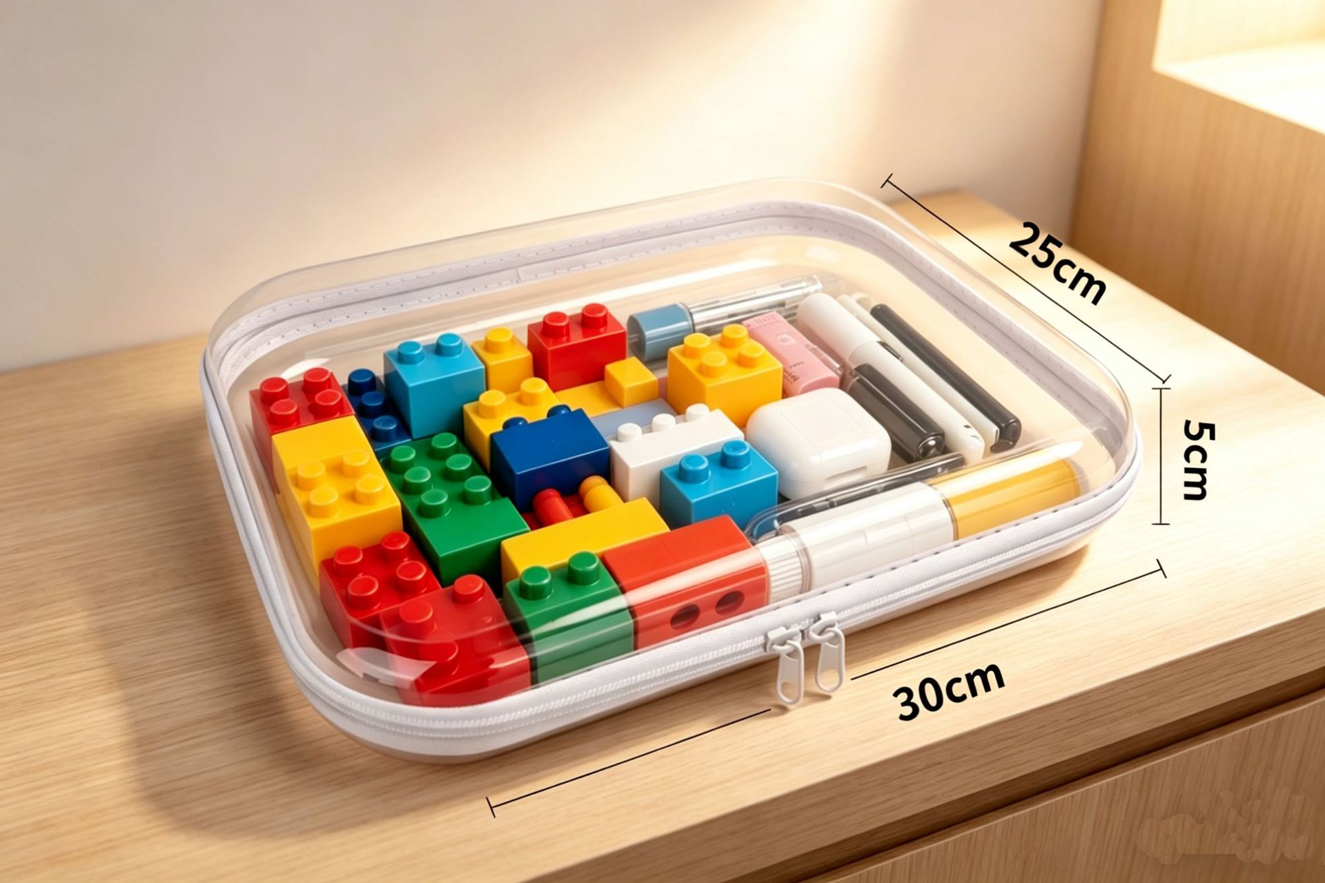 Amazon PET travel cosmetic bag set digital toilet supplies cosmetic packaging cosmetic bag clothing shoes luggage