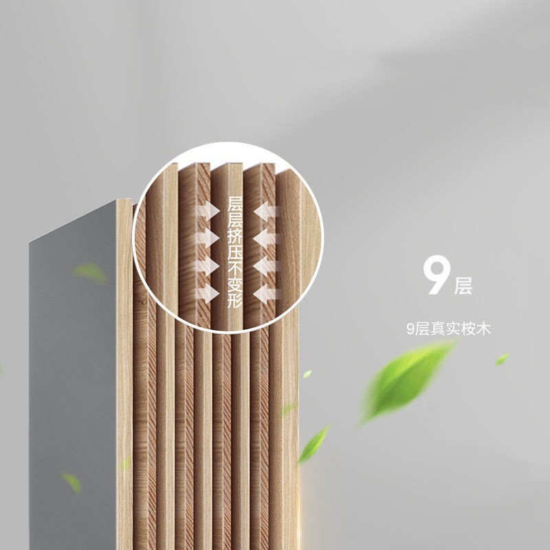 Gris de madera maciza gabinete de baño combinación de cerámica integrado Lavado de Manos baño moderno lavabo