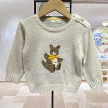 YD韩国童装秋冬款女童宝宝30%羊毛70%马海毛针织衫毛衣MS5110401