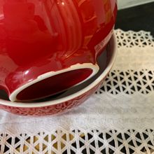 1JUE久物 国风螺蛳粉碗中国红釉下彩大碗水果沙拉碗拉面碗一人食