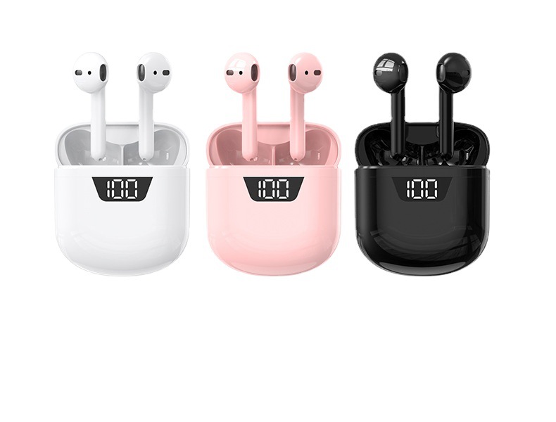 B55 auriculares Bluetooth J55 poder pantalla digital reducción de ruido Amazon nuevo modelo privado TWS auricular inalámbrico Fuente de fábrica