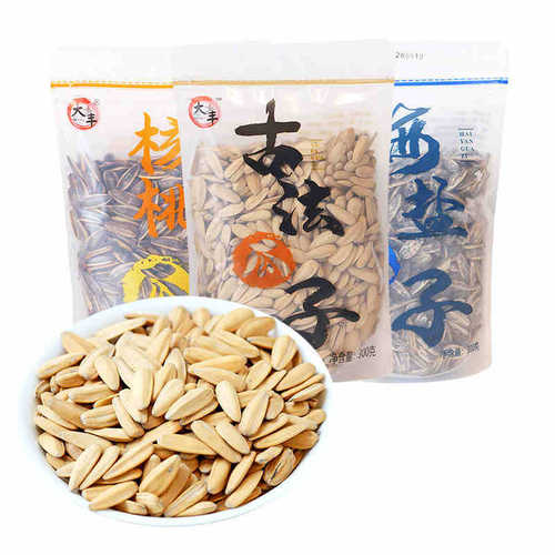 Dafeng Ancient Method Melon Seeds, Sea Salt Walnuts, Sunflower Seeds, Nuts, Snack, Year-end Gift, Wholesale, 300g Bag