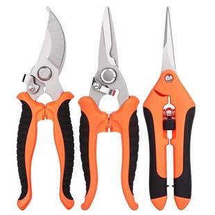 Stainless Steel Pruning Shears Set Gardening Tool Set Fruit Tree Thick Branch Shears Grape Fruit Picking Shears Garden Potted Scissors