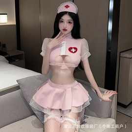 情趣内衣性感护士服角色扮演镂空纯欲诱惑激情睡衣套装女