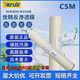 CSM世韩RO反渗透膜工业膜RE8040/4040/BE/BLN/B膜滤芯8寸4寸