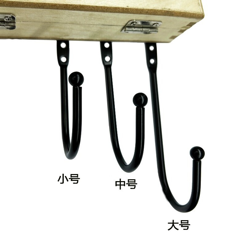 Decorative Iron Coat Hook, Small Black Fan-Shaped Mini Hook, Wall-Mounted Coat Rack Hook, Single Hook, Spray-Painted Black Coat Hook Decorative Iron Coat Hook, Small Black Fan-Shaped Mini Hook, Wall-Mounted Coat Rack Hook, Single Hook, Spray-Painted Black Coat Hook