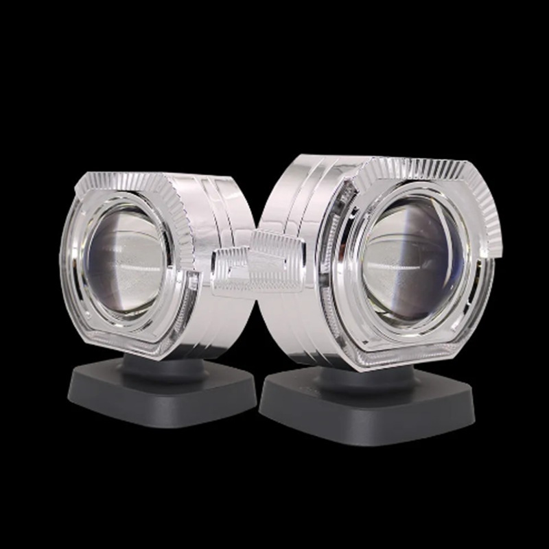 2.5 3.0 pulgadas BMS deportivo integrado máscara guía de luz ángel ojo decoración de lente de automóvil