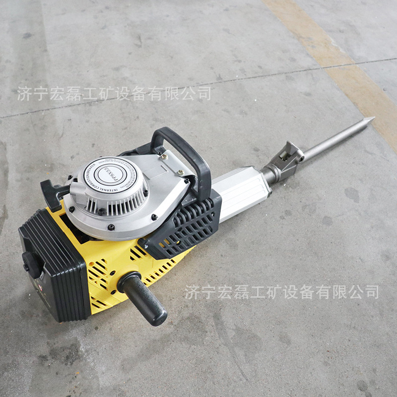 便携式轨道捣固机手提式内燃冲击捣固镐铁路石渣道床BH-23破碎镐