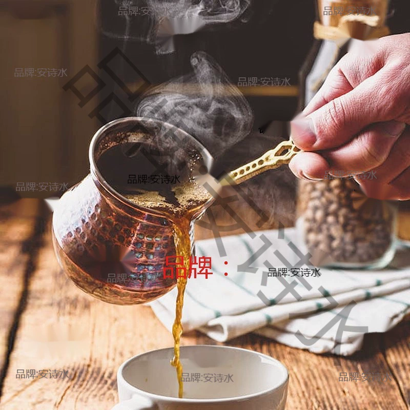 Турецкий кофейник, чай с молоком, тонкий медный резной медный заварочный горшок, подвесной чайный горшок для заваривания чая, итальянский кофейник