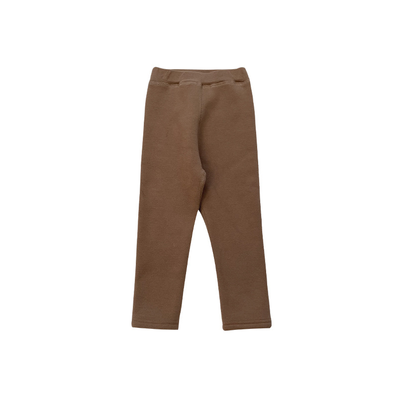 Leggings para bebé con forro polar integrado, pantalones térmicos sin costuras para niños de invierno, ropa de otoño e invierno para niñas, pantalones para bebé, algodón puro, agradable para la piel.