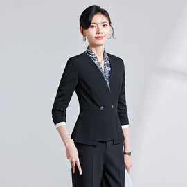 2024新款职业套装女秋冬酒店接待售楼部美容院珠宝店工作服套装女