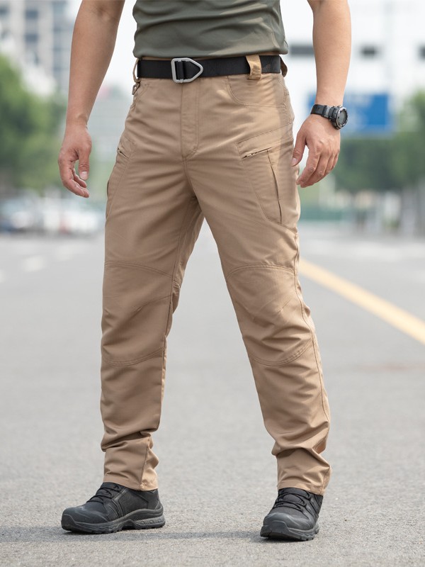 Pantalones tácticos IX5 de cónsul transfronterizo, ropa de entrenamiento suelta antiarañazos para hombre, monos de combate, pantalones de abanico militar de múltiples bolsillos