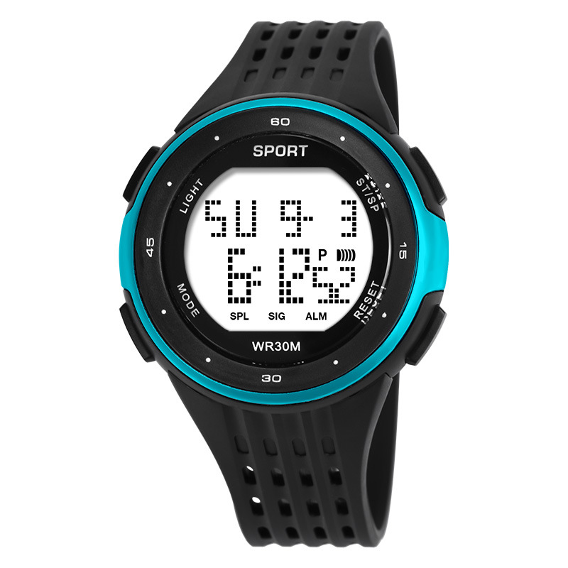 Reloj electrónico de sincronización de alarma deportiva multifuncional para hombres reloj electrónico masculino estudiante al aire libre montañismo reloj electrónico fábrica al por mayor