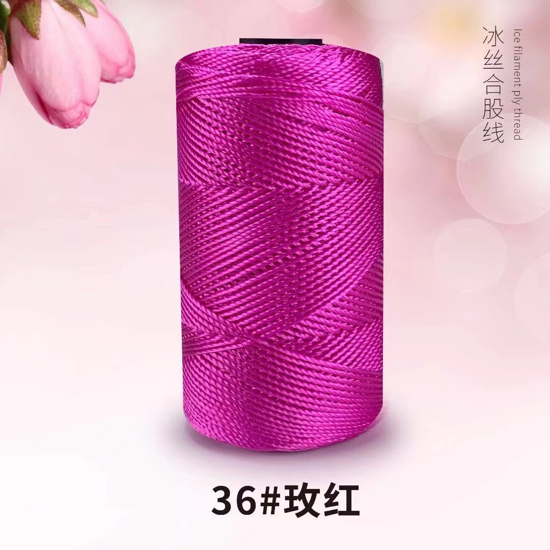Hilo para Crochet de 3 Hebras de Nylon para Tejido a Mano