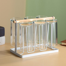 雙層套裝玻璃杯家用水杯實用透明杯子高顏值耐高溫組合套杯定制