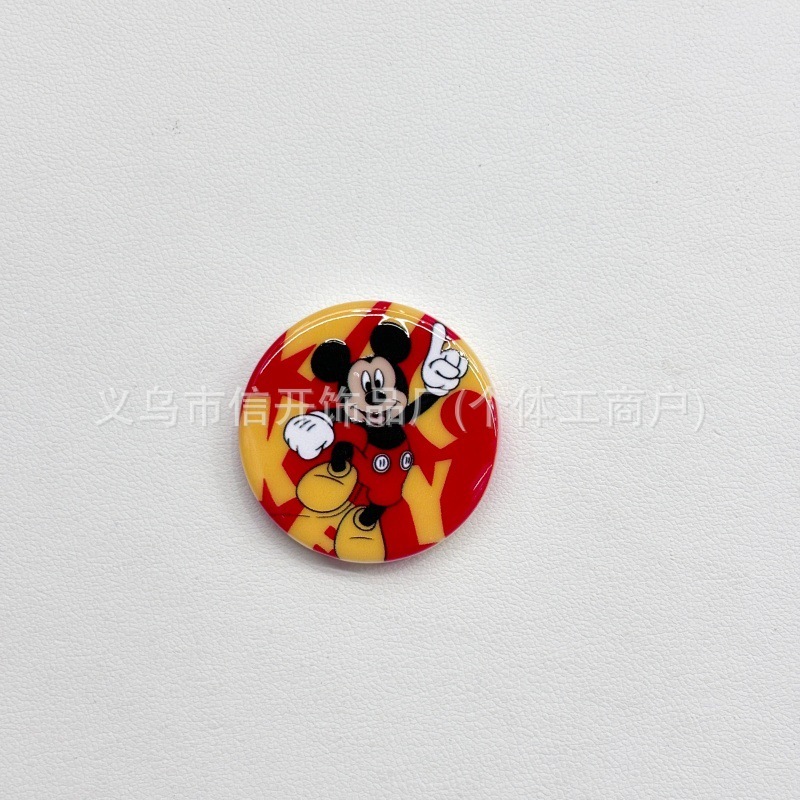 通孔米奇mickey系列卡通异形串珠笔手机链diy手工饰品挂件材料|undefined