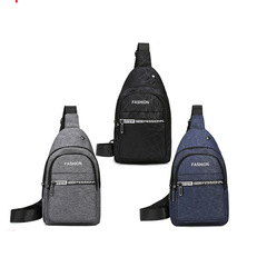 Chest Bag Men's 2022 New Casual Korean Style Oxford Cloth Trendy Sports Crossbody Bag Canvas Backpack Dropshipping