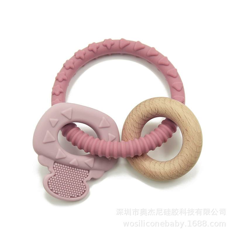 children's cartoon chewy teether for keys