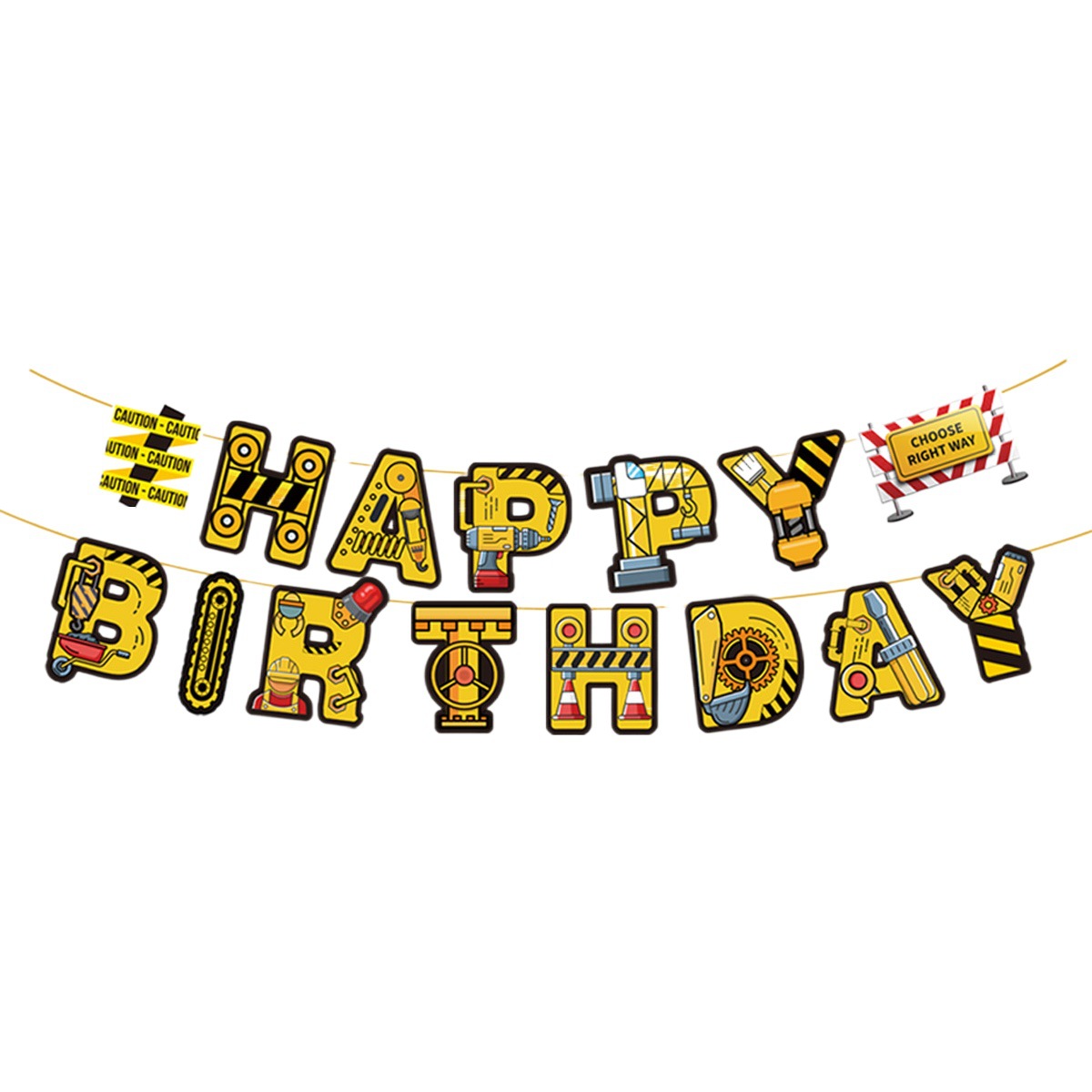 Decoración de fiesta de cumpleaños infantil de 10 pulgadas traje de globo de látex redondo Globo de cumpleaños de vehículo de ingeniería