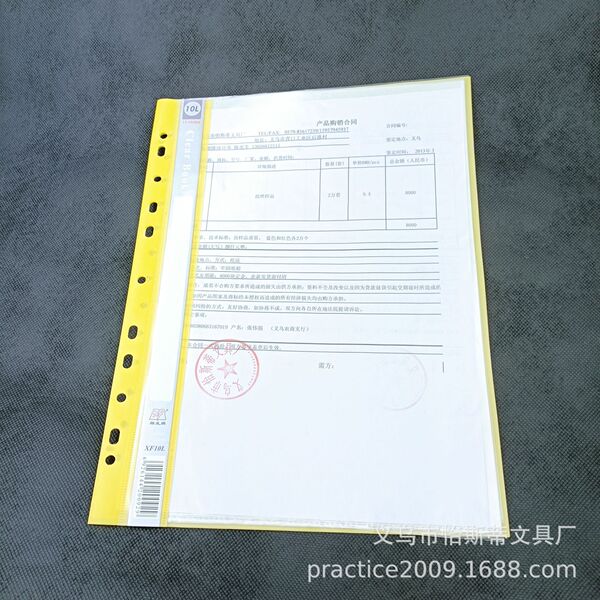 Custom plastic PP material with 11 -hole folder PP folder PP…