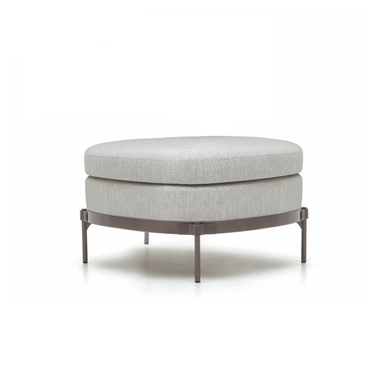 Diseñador de sofá al aire libre nórdico silla de lujo ligera trenzada de caña villa área de alojamiento residencial hotel patio área de ocio muebles