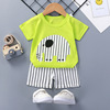 Children's T-shirt suitable for men and women, shorts, set, clothing, children's clothing, 2021 collection