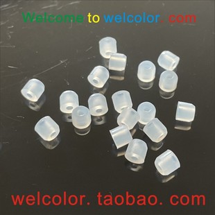 3.0 4.4 5 6.5 7.0 silicone rubber straight-through hollow hole plug sealing plug micro light motor sheath