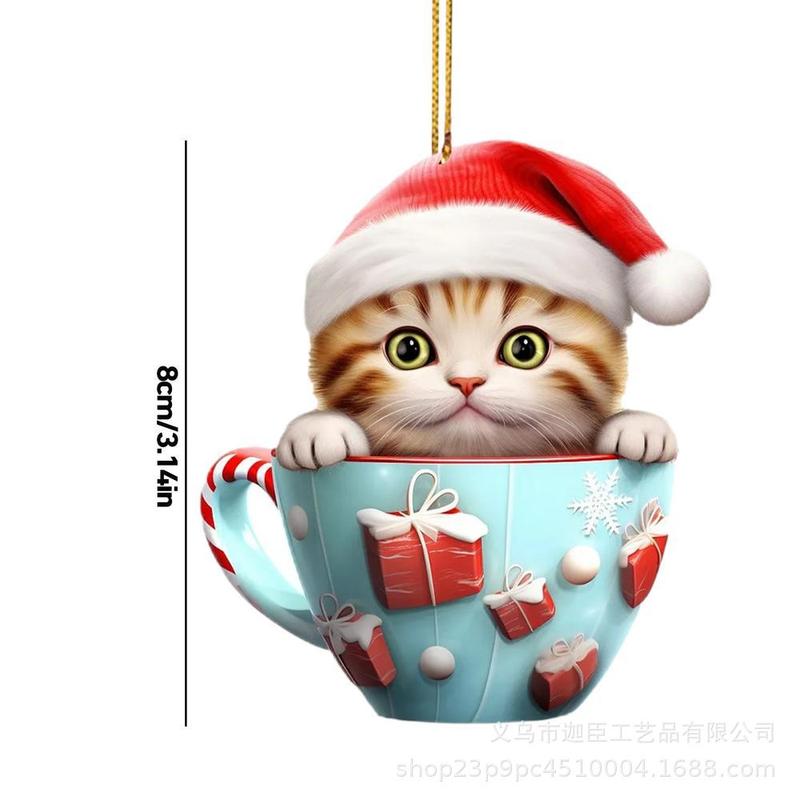 国境を越えた新しいカップ猫平面ストラップナタール平恩特美しい猫アヴァル装飾アクセサリーストラップ|undefined