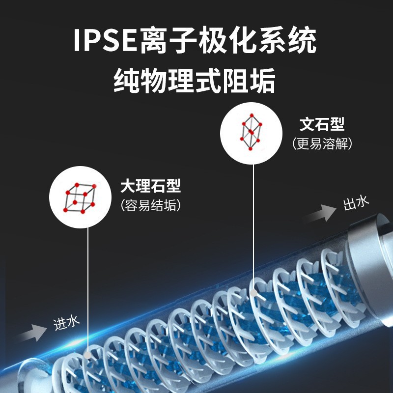 Filtro de incrustaciones de agua blanda central para toda la casa, descalcificador de agua frontal doméstico de gran flujo, purificador de agua de tubería