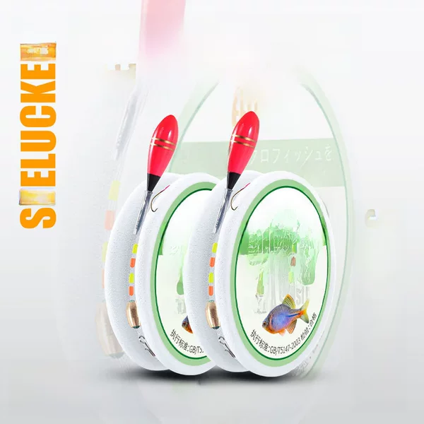 Japanese-style small object fishing line group new half-moon imported fish hook complete set of small fish fishing group single hook float